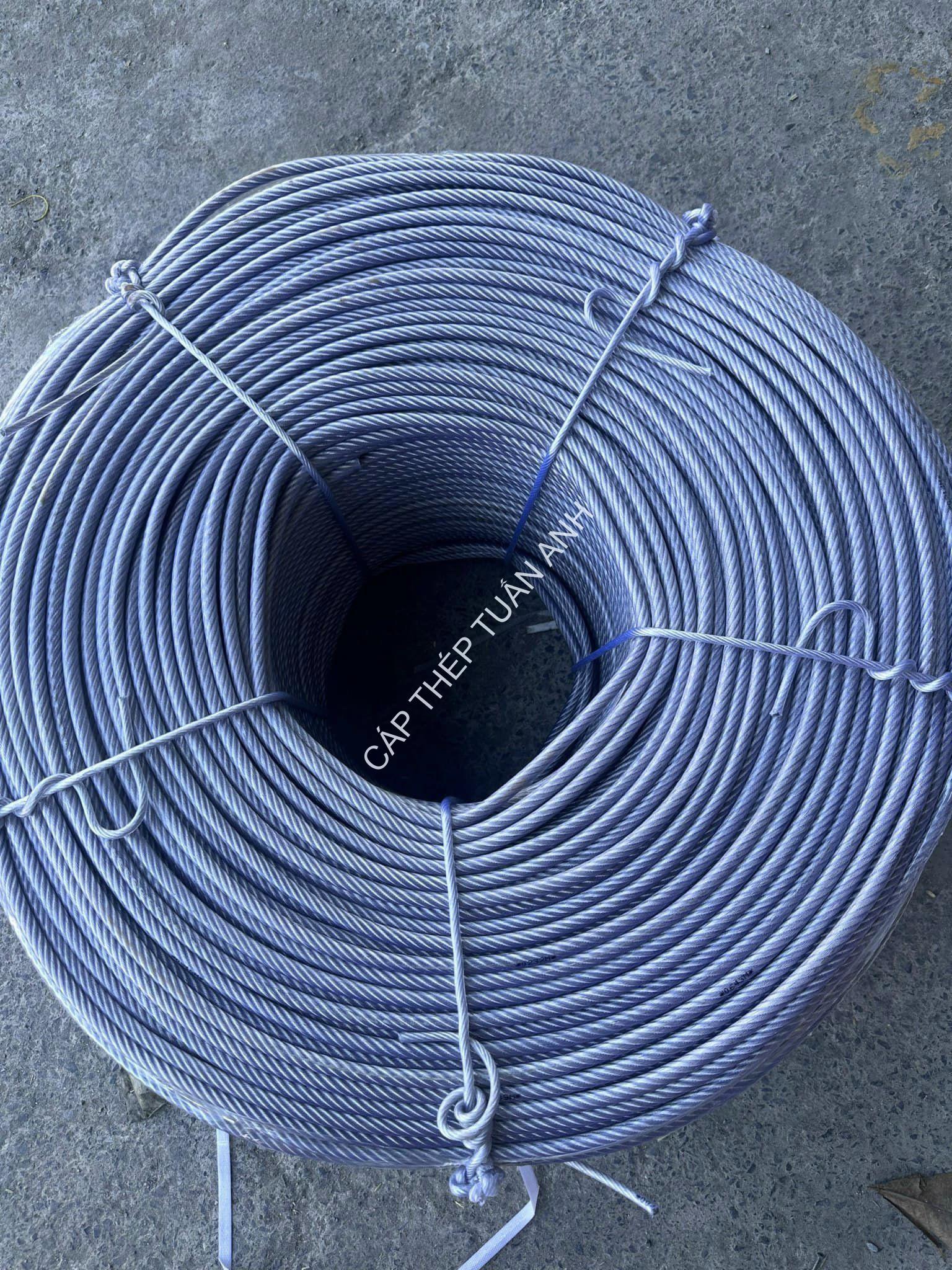 Dây cáp thép bọc nhựa cáp thép bọc nhựa 10mm