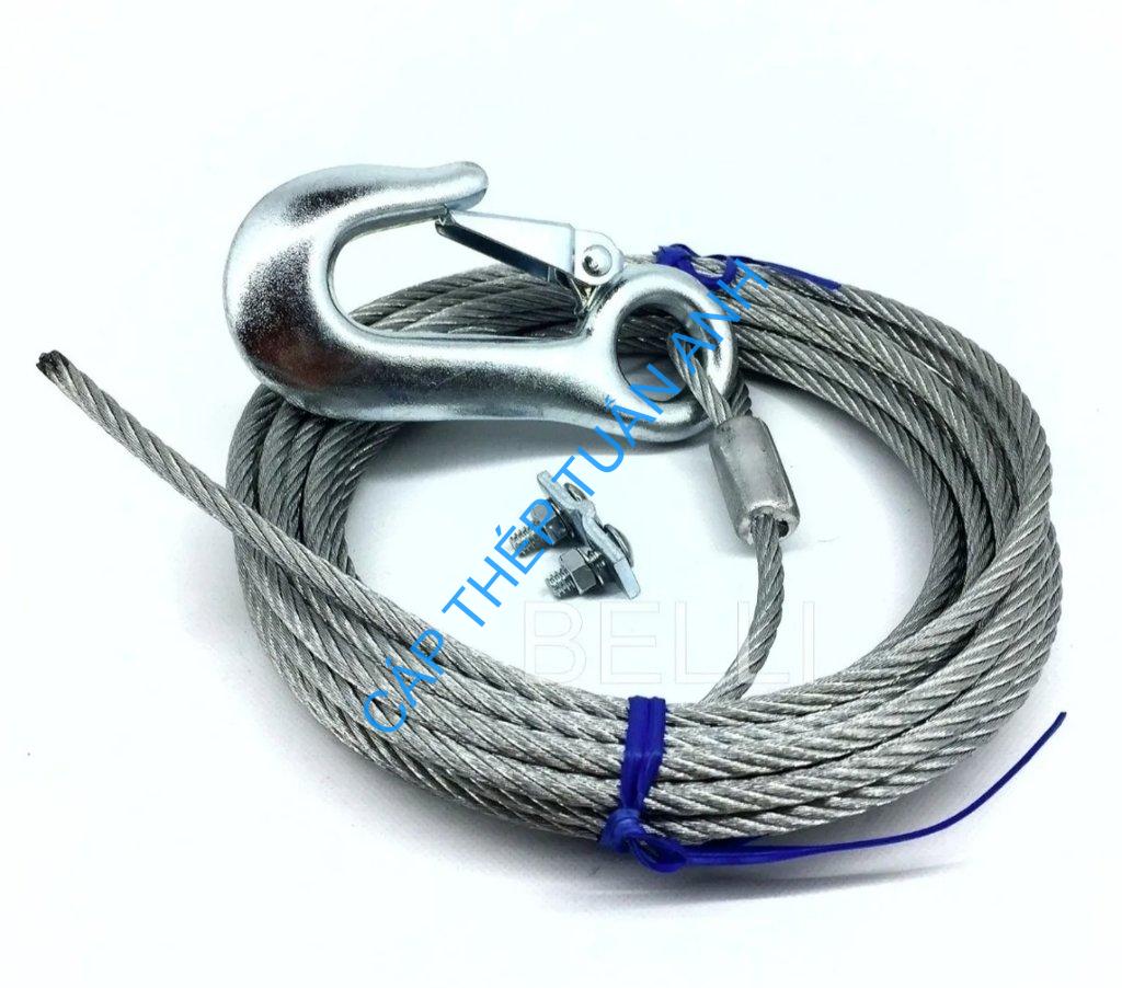 Dây cáp lụa mềm cáp thép mạ kẽm