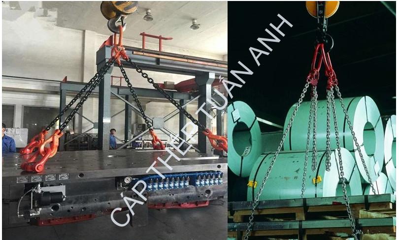 Xích chịu lực dây xích cẩu hàng ứng dụng xích cẩu hàng