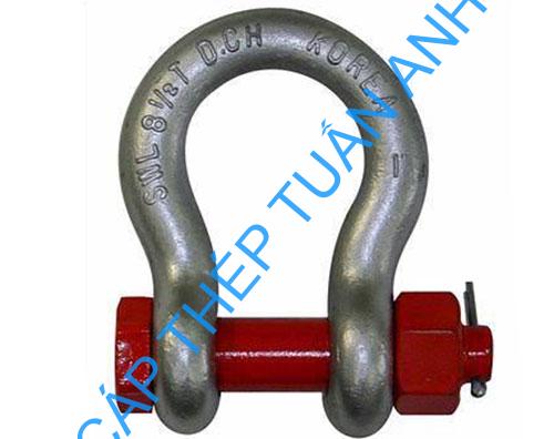 Ma ní omega chốt vặn ren 8,5 tấn ma ni omega chot an toan 35 tan kawasaki