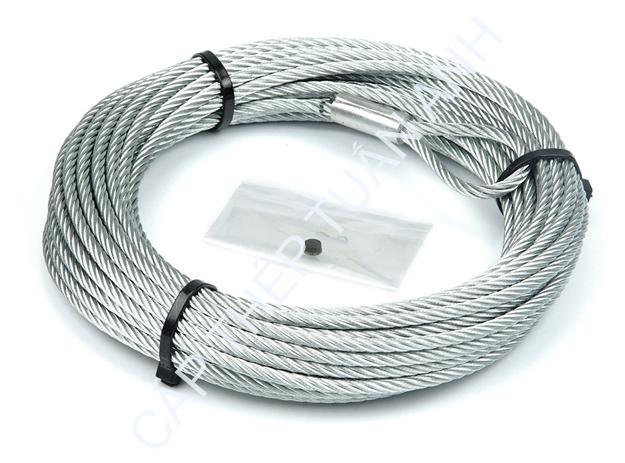 Dây cáp inox 6mm 0004416 wire winch rope for atv 316 x 50 625