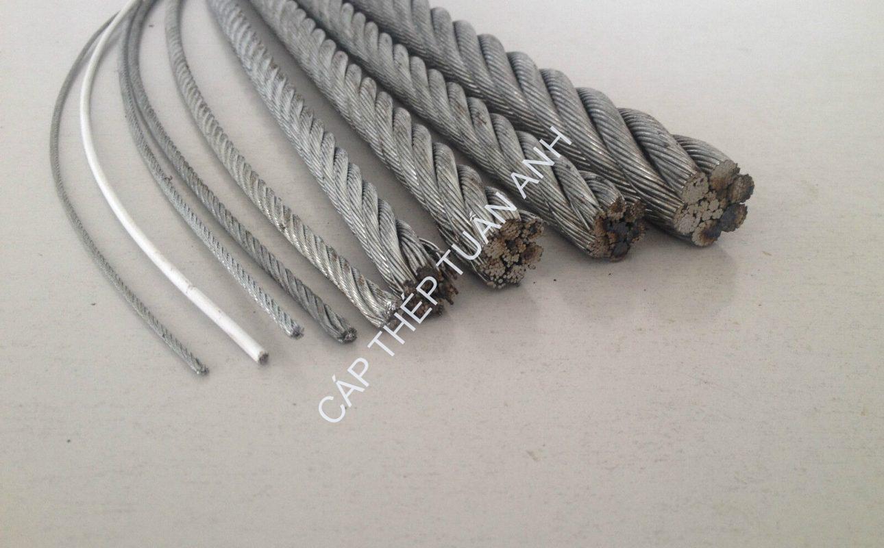 Giá dây cáp thép 10mm (phi 10) giá dây cáp thép 10mm