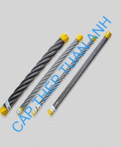Cáp thép chống xoắn D12 6mm 19X7 Steel Rope for Special Wooden Reel