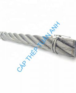 Cáp thép tải thang máy phi 8