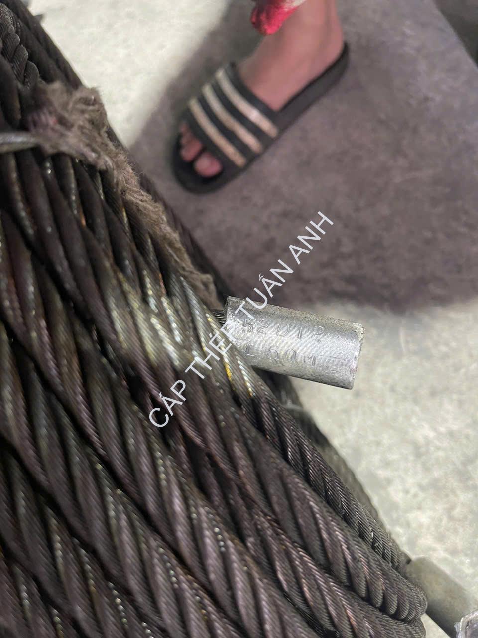 Dây cáp thép cẩu trục cáp thép cẩu trục phi 12