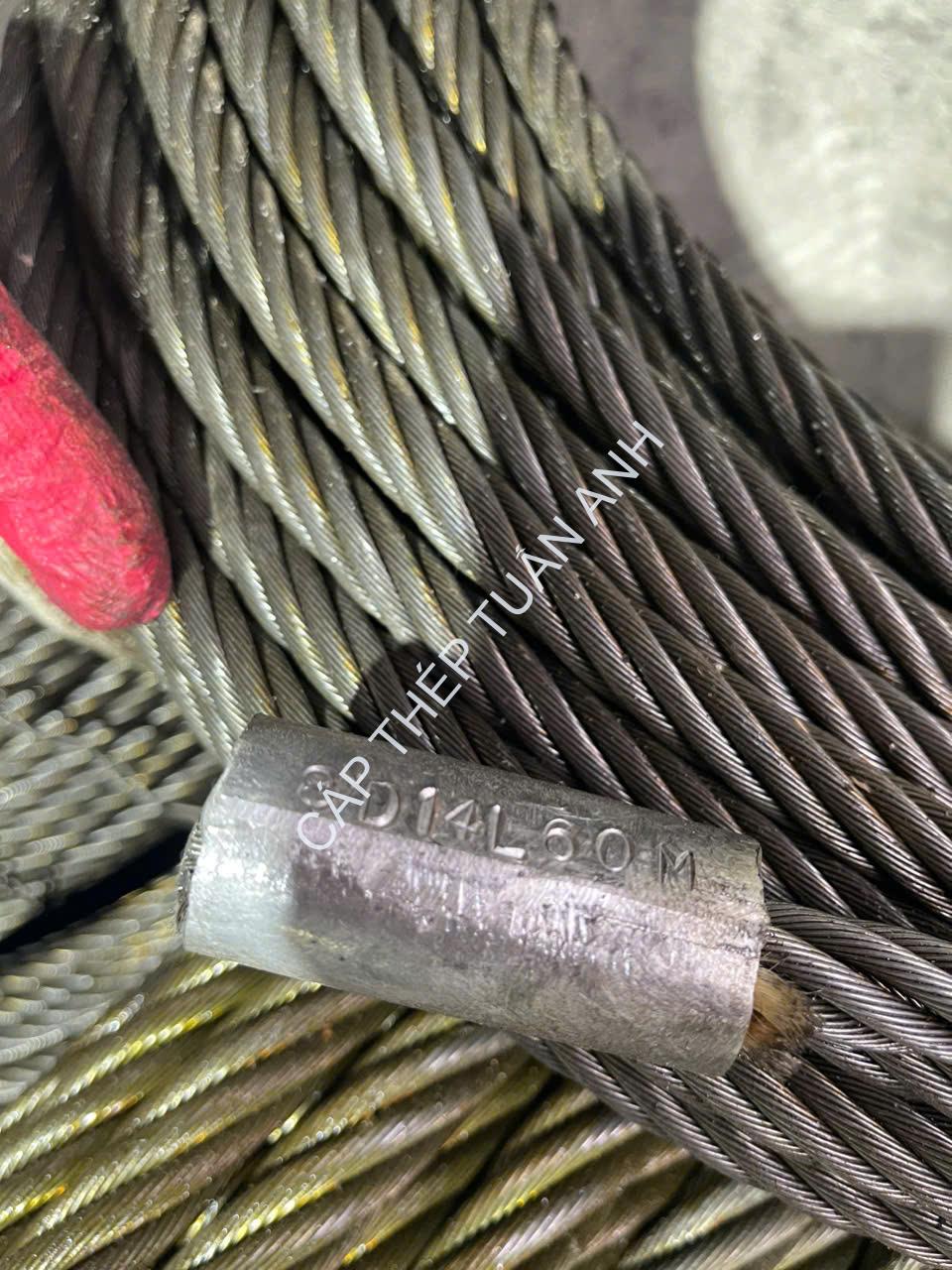 Dây cáp thép cẩu trục cáp thép cẩu trục phi 14