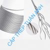 Cáp thép mạ kẽm phi 8 (8mm) cáp thép mạ kẽm phi 8