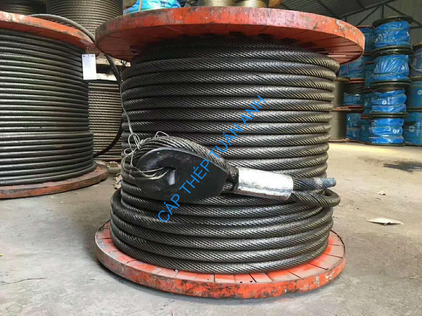 Cáp thép chống xoắn phi 20 cáp thép chống xoắn phi 20