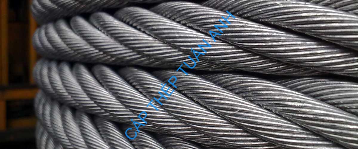 Dây cáp thép phi 28 fune sollevamento metallica