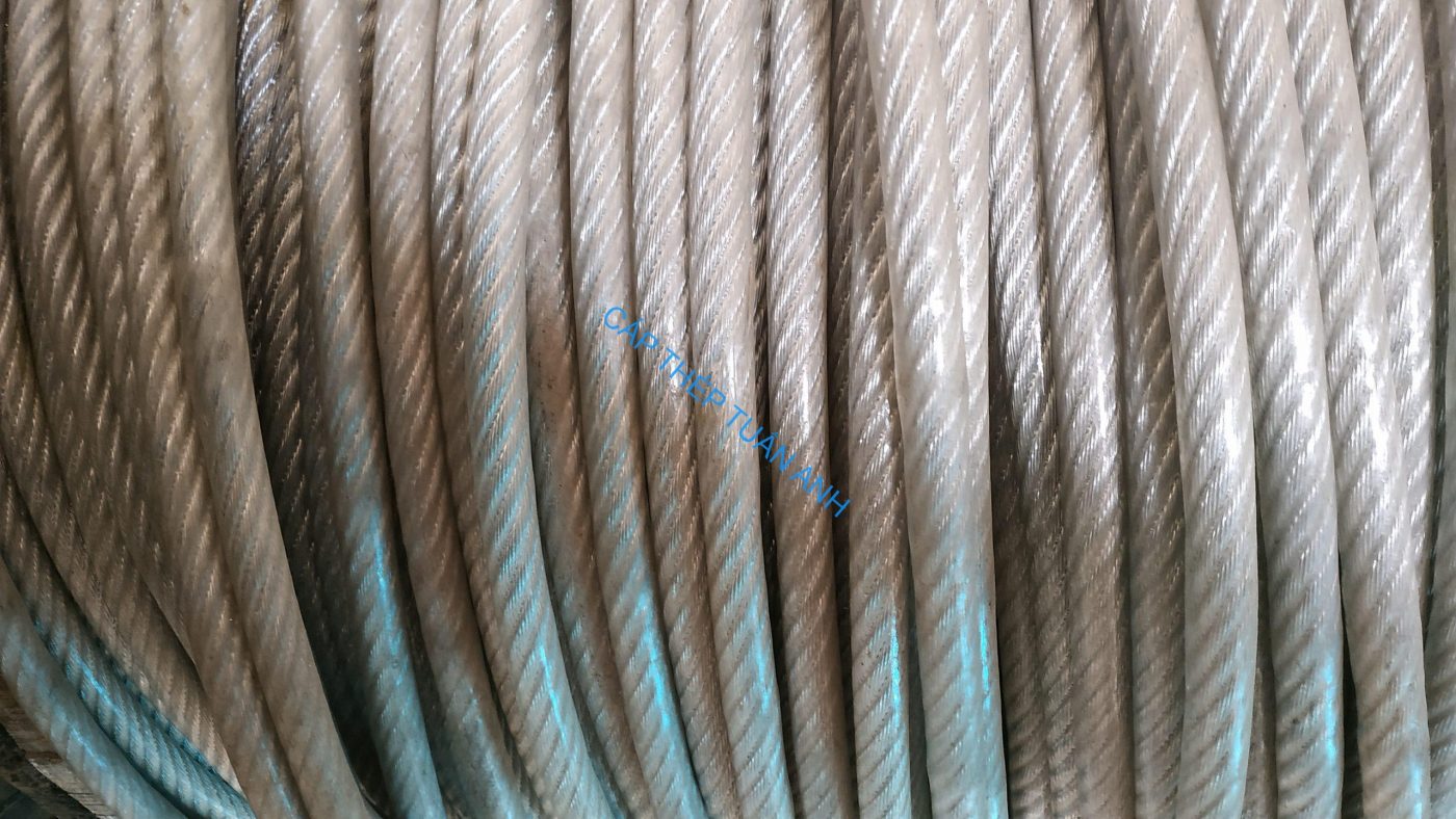 Công ty cáp thép tại Hà Đông Cáp thép bọc nhựa phi 20mm