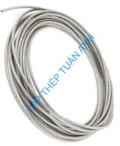 Cáp bọc nhựa 3mm dây cáp thép bọc nhựa 3mm