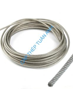 Cáp bọc nhựa 3mm dây cáp thép bọc nhựa 3mm