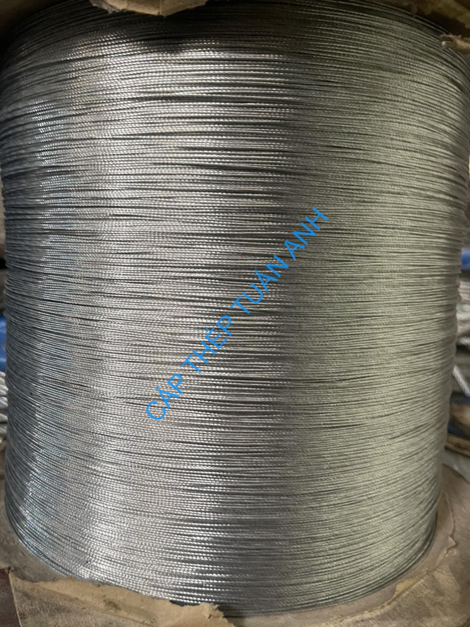 Cáp inox 1mm (1x7 FC) Cáp inox 1mm