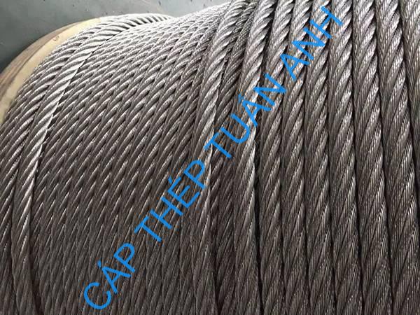 Cáp inox 16mm (6x19 FC) Cáp inox 16mm