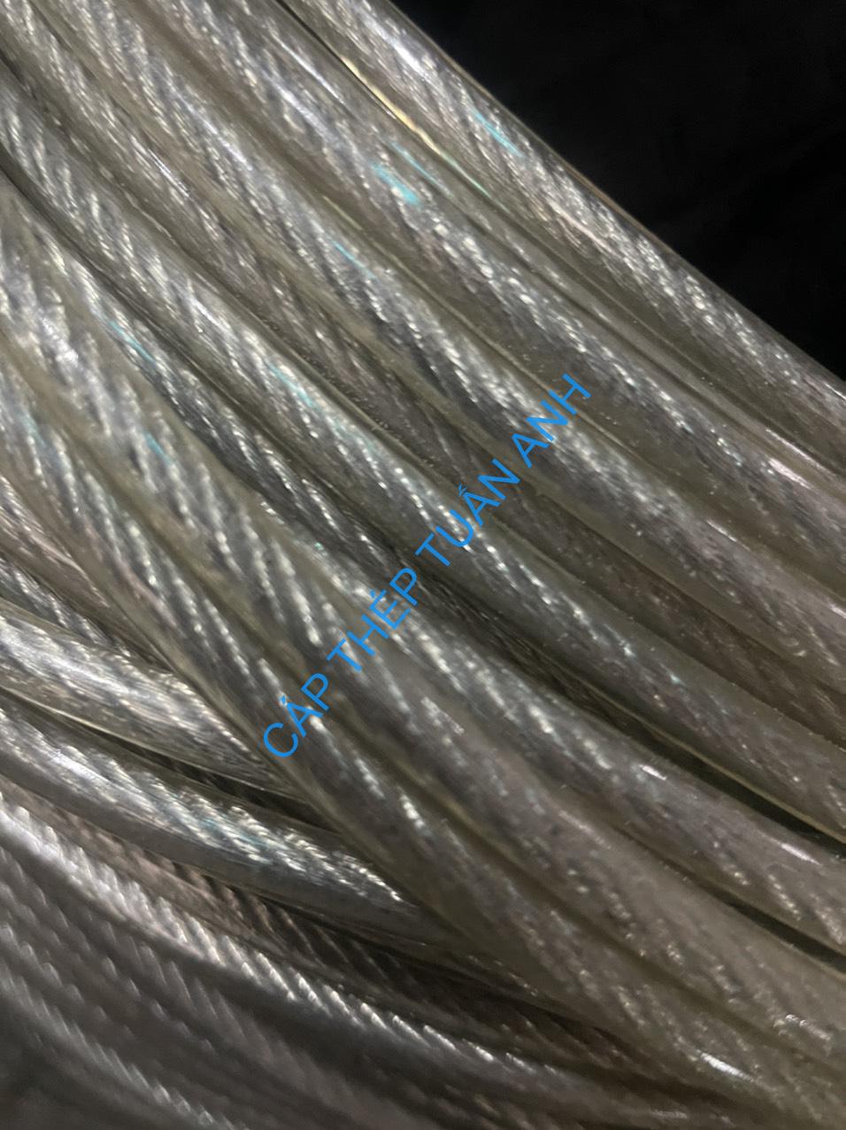 Cáp bọc nhựa phi 14 (D14MM) Cáp bọc nhựa