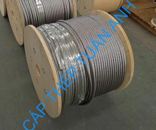 Cáp inox 16mm (6x19 FC) Cáp inox 16