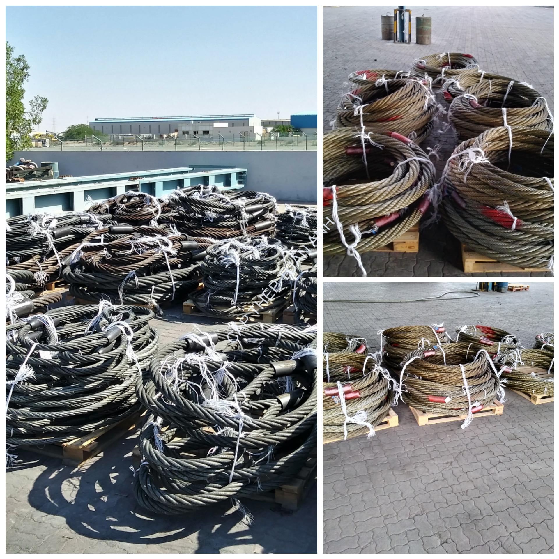 Cáp thép phi 32 hàn quốc cáp thép phi 34