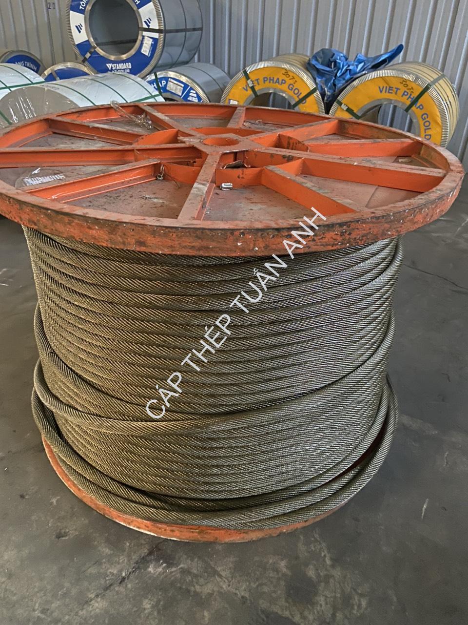 Cáp thép chống xoắn phi 36 cáp chống xoắn phi 36 35x7