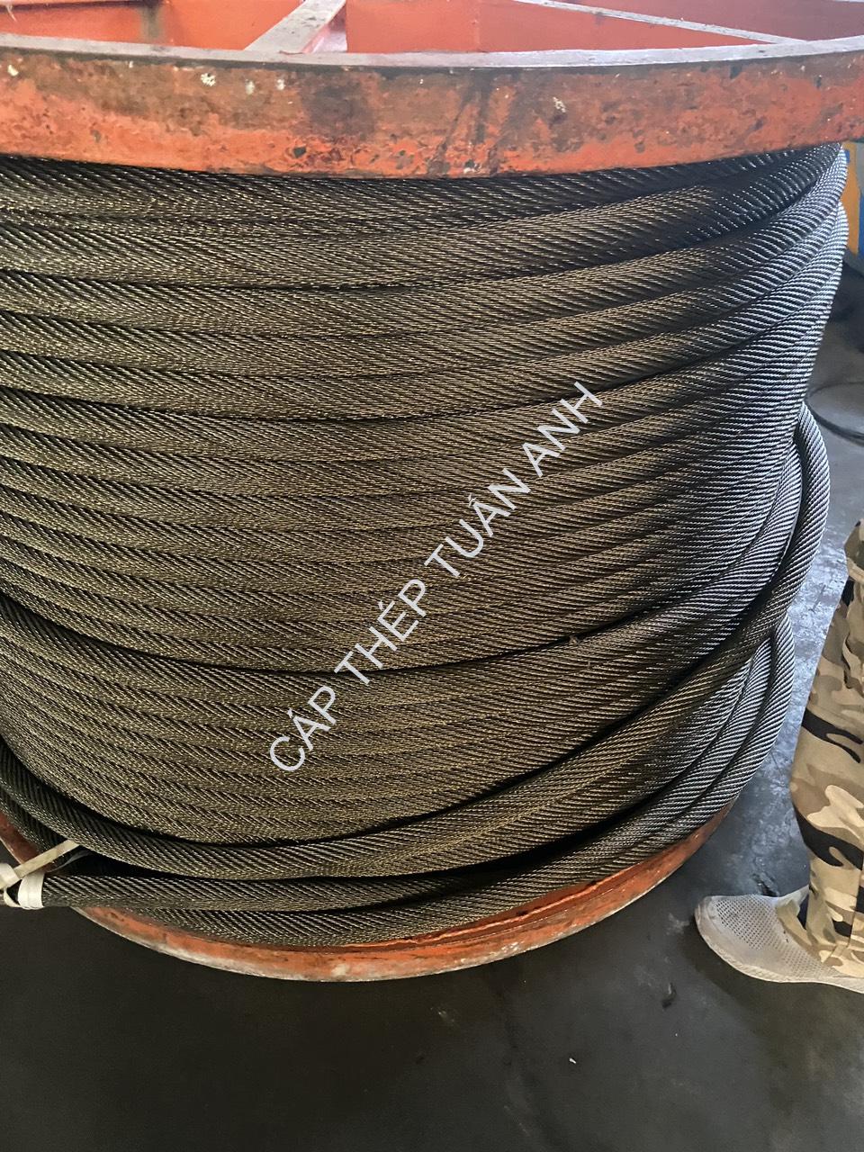 Cáp thép chống xoắn phi 36 cáp thép phi 36