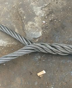 cáp cẩu D16 tết cộng kẹp chì 2 đầu mắt mềm