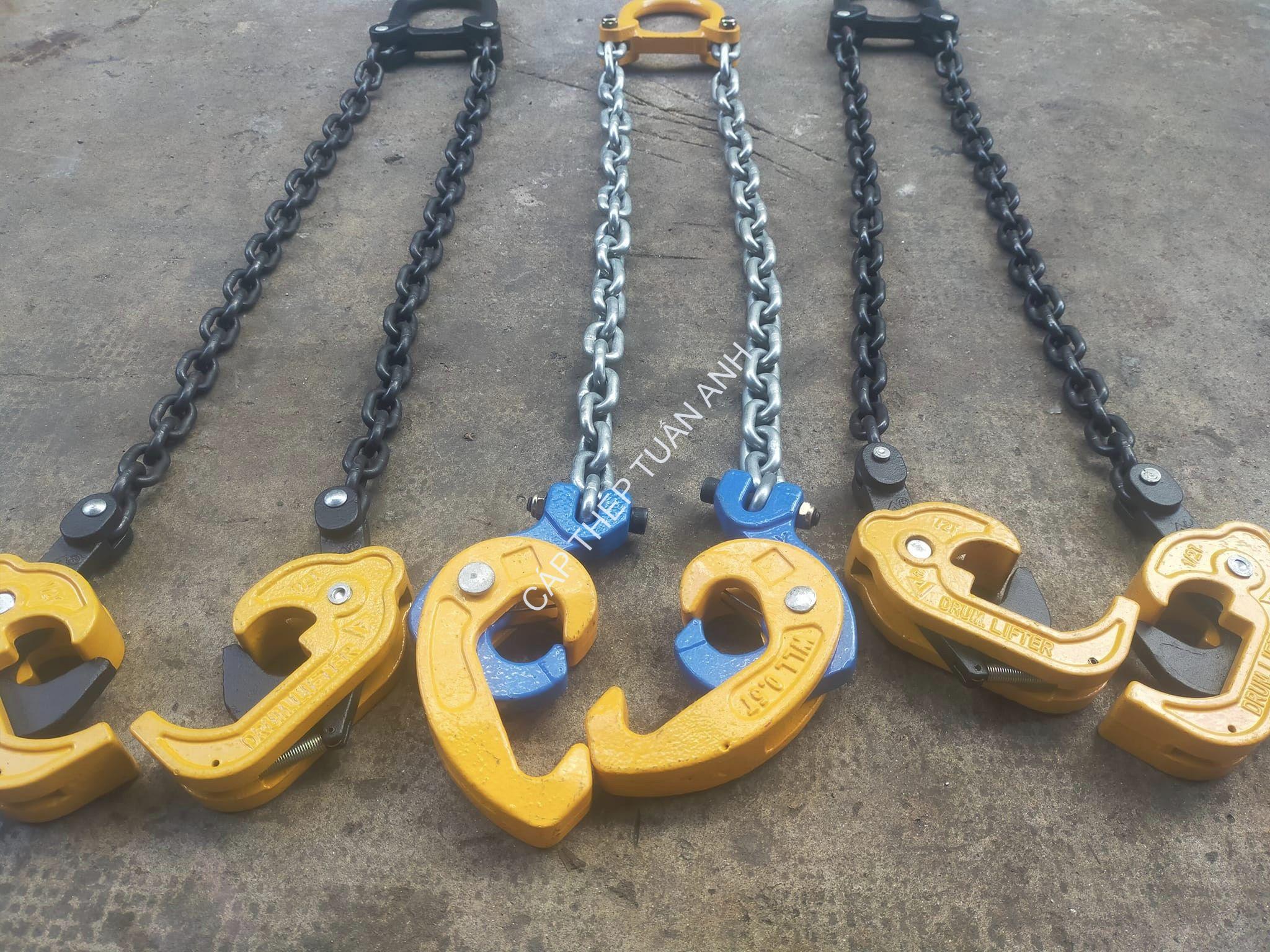 Xích cẩu thùng phuy xích cẩu thùng phuy