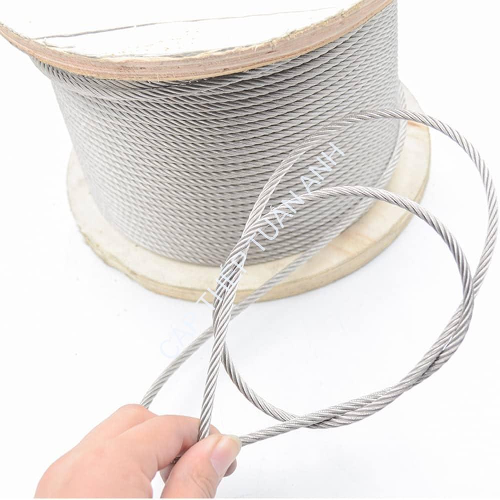 Cáp inox 304 phi 5mm Cáp inox phi 5mm 304