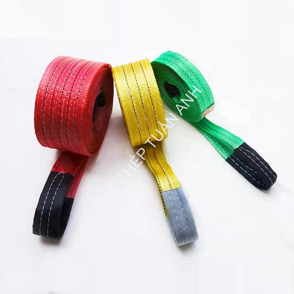 Dây cáp vải cẩu hàng 3 tấn 8M Dây cáp vải cẩu hàng 3 tấn 8 mét