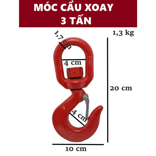 Móc cẩu xoay 3 tấn