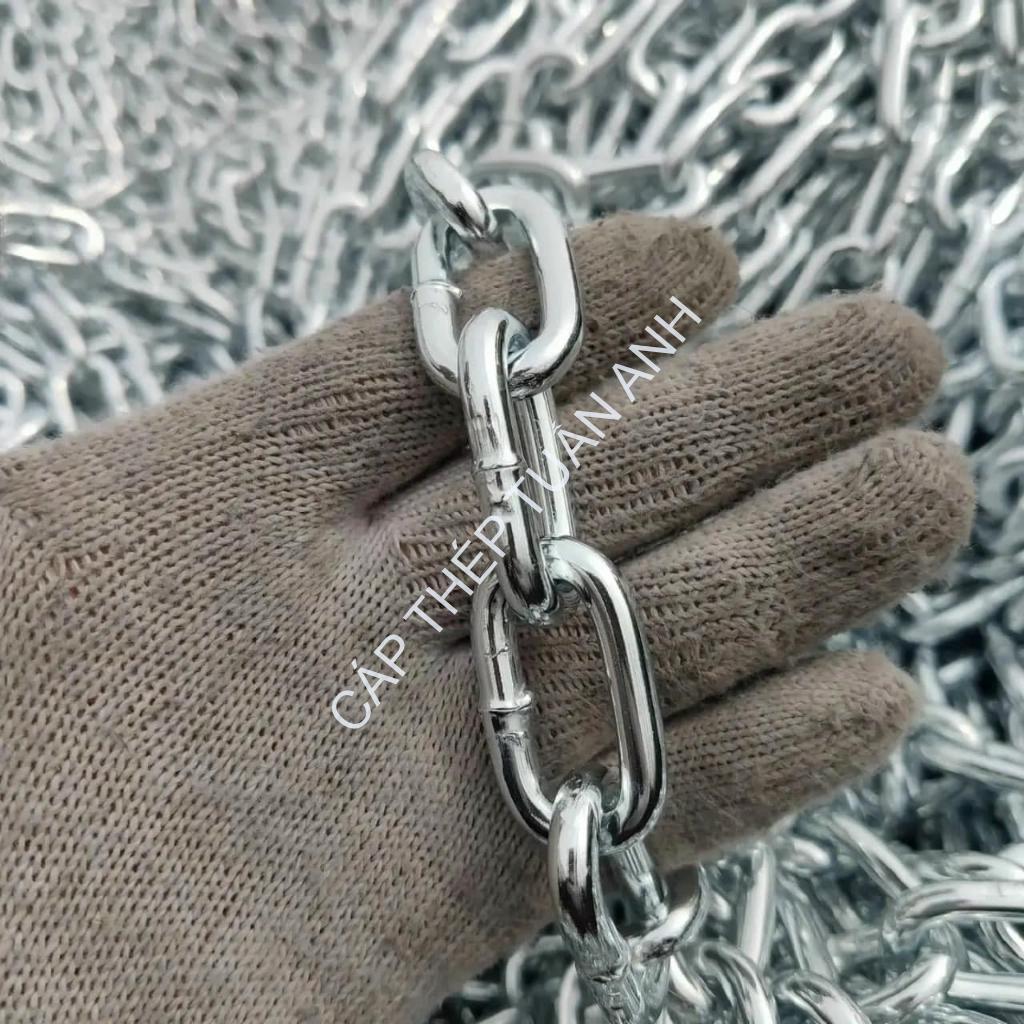 Dây xích inox 304 phi 10 Xích inox 304 phi 10