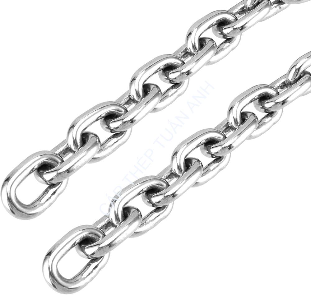 Dây xích inox 304 phi 8 dây xích inox 304 phi 8