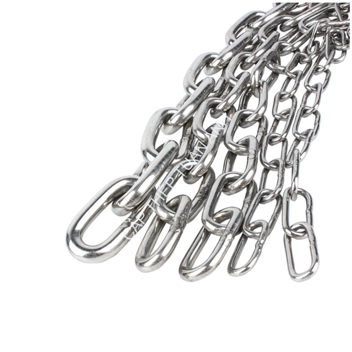 Dây xích inox 304 phi 6 xích inox 304 phi 6