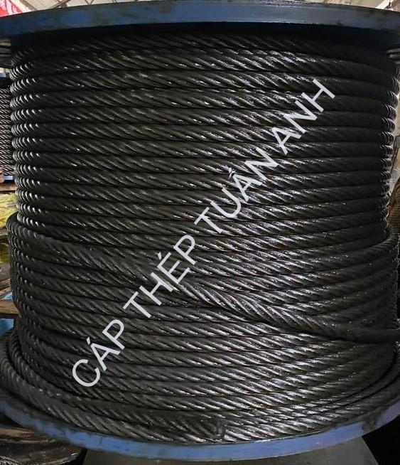 Cáp lõi đay phi 20 6x36 FC cáp thép lõi đay phi 20 6x36 FC