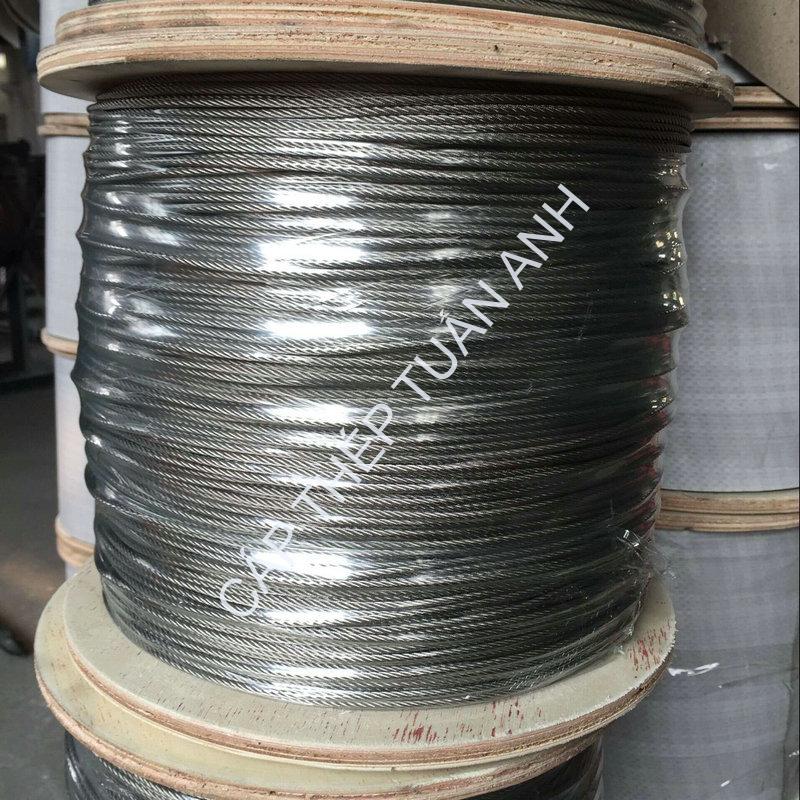 Dây cáp inox 304 phi 3mm Cáp inox 304 3mm