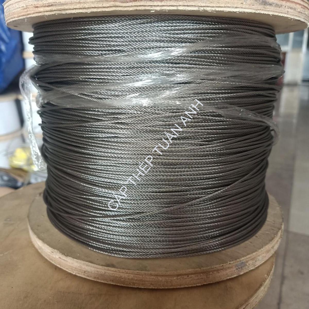 Dây cáp inox 304 phi 3mm cáp inox 304 phi 3mm
