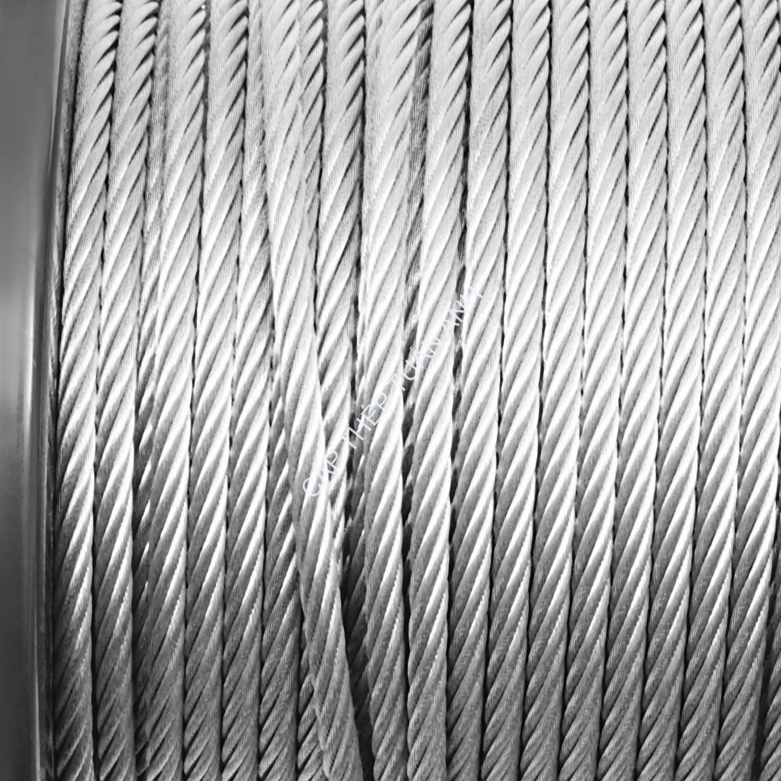 Cáp thép mạ kẽm phi 12 (D12) cáp thép mạ kẽm D12