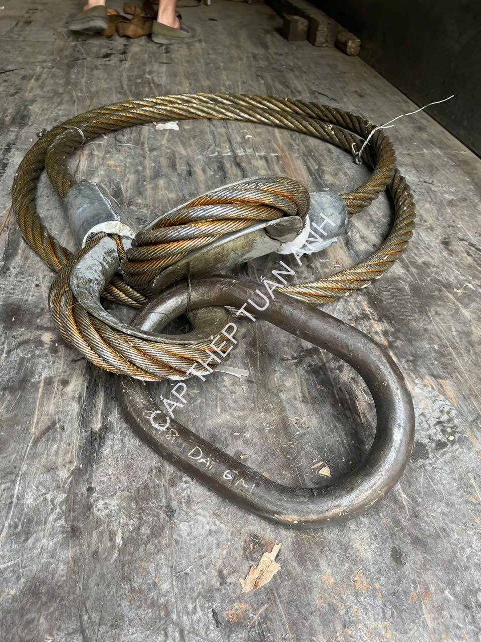 sling cáp thép cẩu hàng quốc